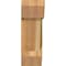 Ekena Millwork Traditional Slat Rough Sawn Bracket w/ Offset Brace, Western Red Cedar, 8"W x 20"D x 24"H BKT0806X20X24TRA06RWR - alternate 2